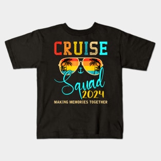 Squad Crew Cruise 2024 Kids T-Shirt